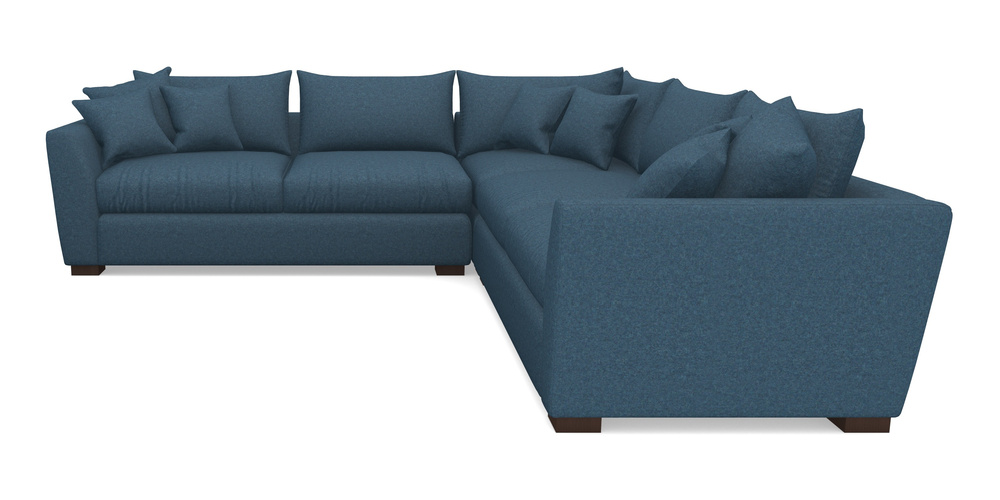 Product photograph of Hambledon Corner Sofa Large Corner Group In Soft Wool - Denim from Sofas and Stuff Limited