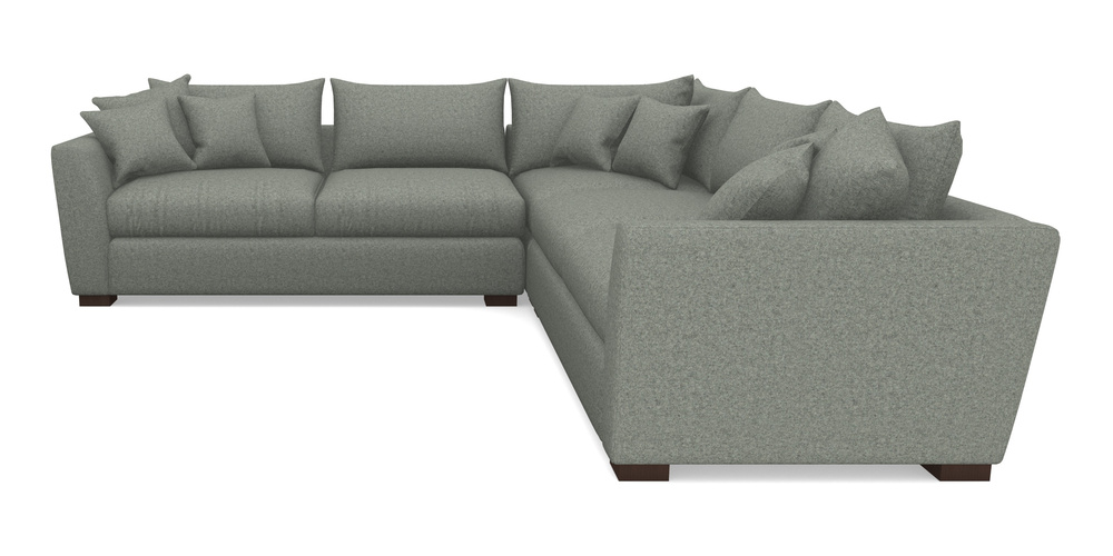 Product photograph of Hambledon Corner Sofa Large Corner Group In Soft Wool - Wolf from Sofas and Stuff Limited