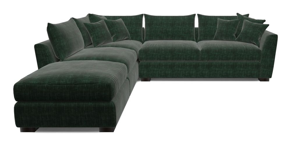 Combi Corner Unit And Footstool RHF