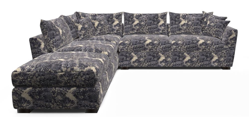 Combi Corner Unit And Footstool RHF