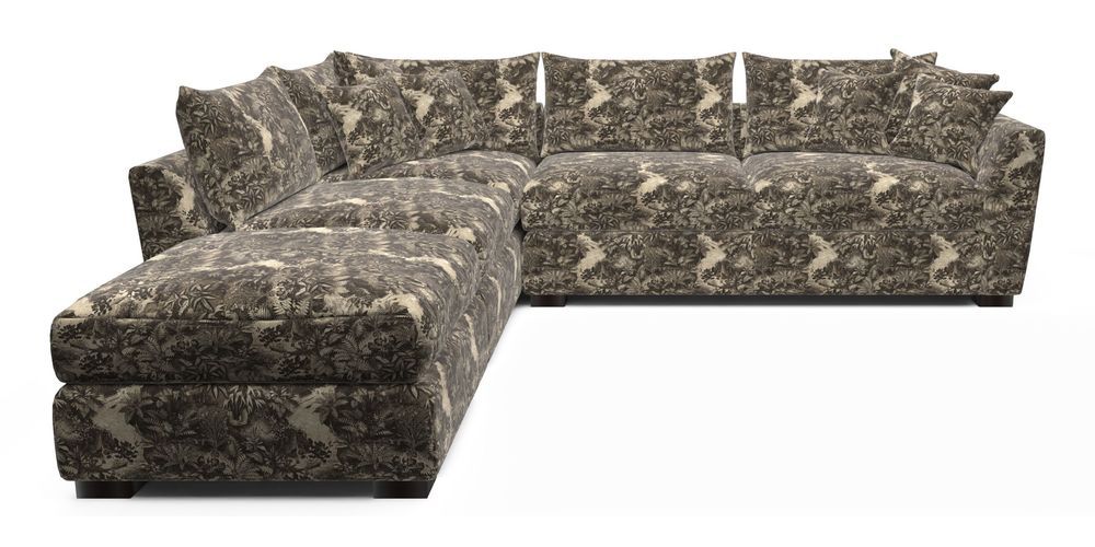 Combi Corner Unit And Footstool RHF