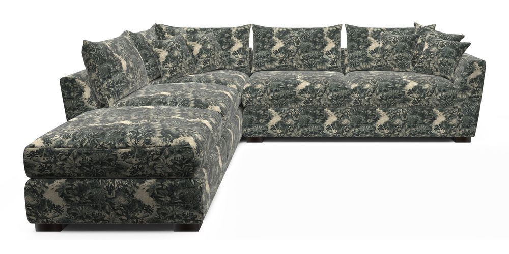 Combi Corner Unit And Footstool RHF