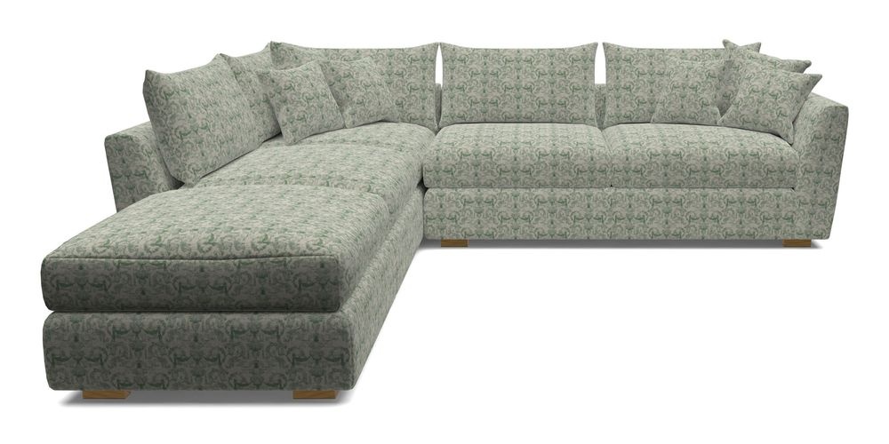 Combi Corner Unit And Footstool RHF