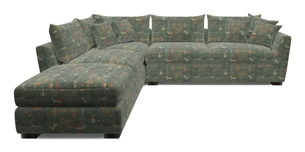 Combi Corner Unit And Footstool RHF