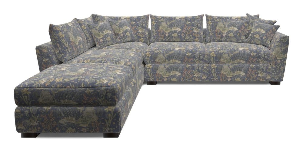 Combi Corner Unit And Footstool RHF