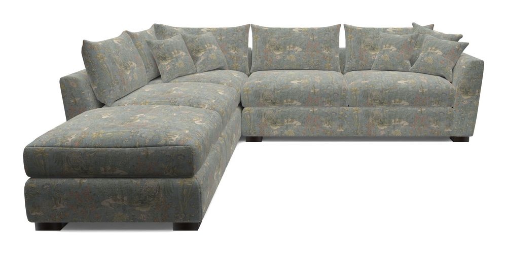 Combi Corner Unit And Footstool RHF