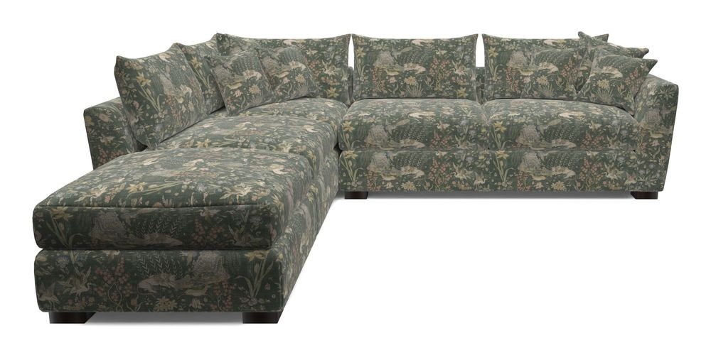 Combi Corner Unit And Footstool RHF