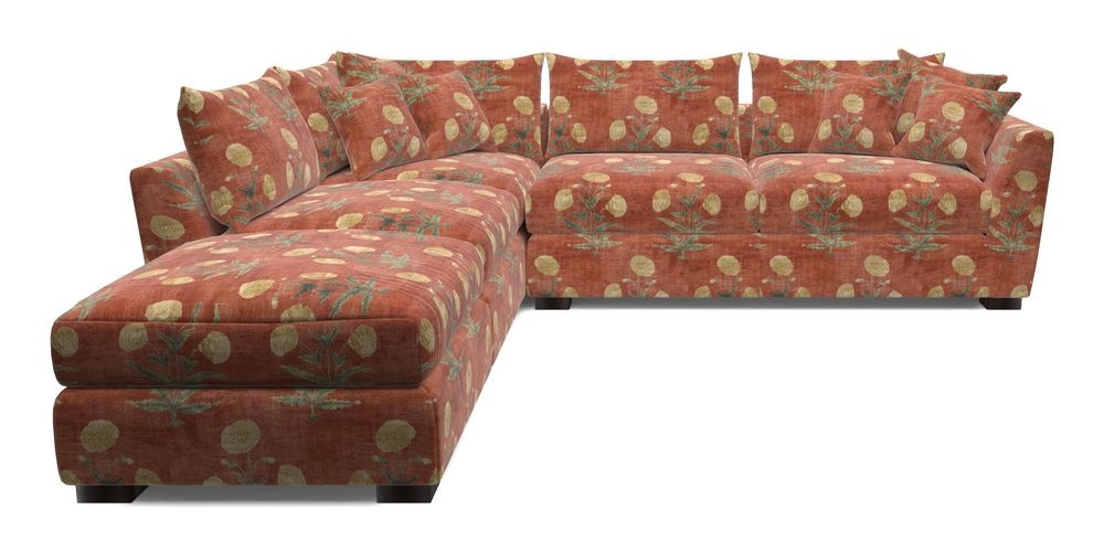 Combi Corner Unit And Footstool RHF