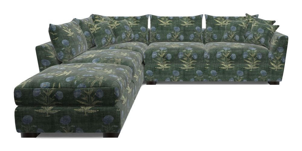 Combi Corner Unit And Footstool RHF