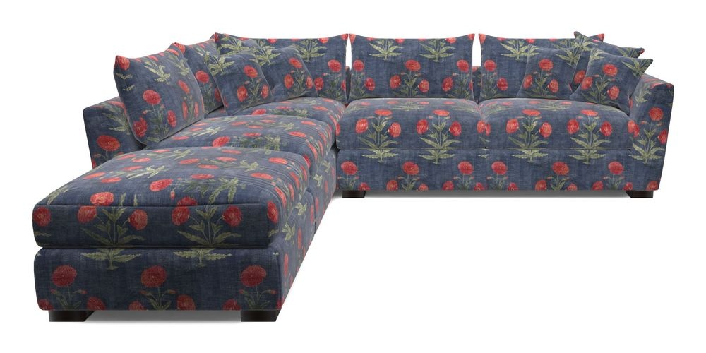 Combi Corner Unit And Footstool RHF