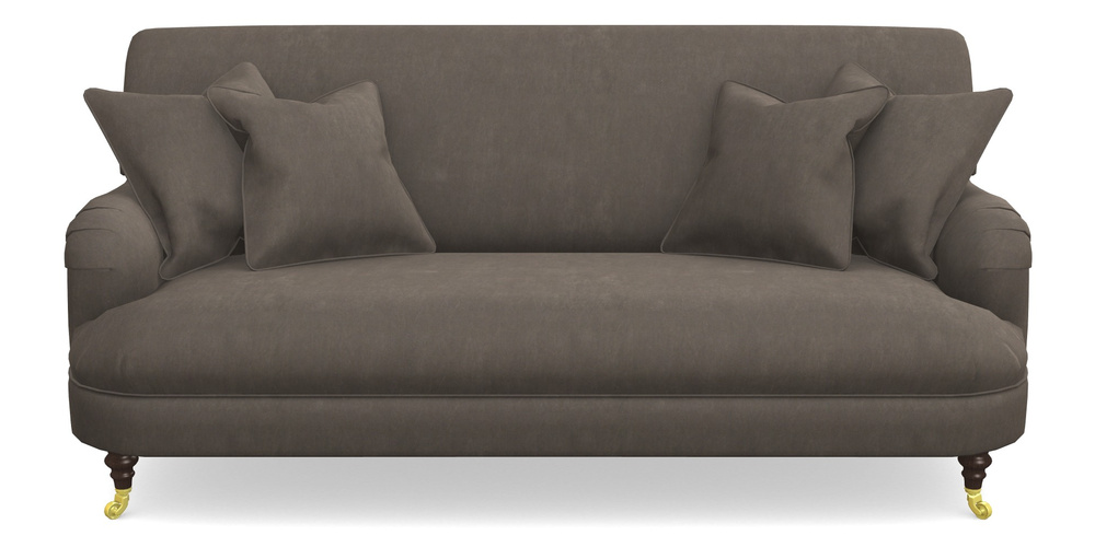 Product photograph of Holmfirth 2 5 Seater Sofa In Clever Tough And Eco Velvet - Chrome from Sofas and Stuff Limited