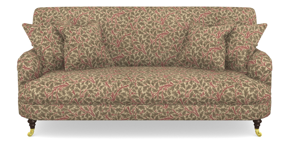 Product photograph of Holmfirth 2 5 Seater Sofa In V A Drawn From Nature Collection - Oak Tree - Red from Sofas and Stuff Limited