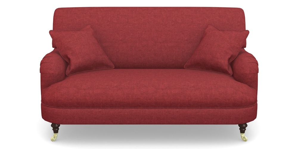 Product photograph of Holmfirth 2 Seater Sofa In Easy Clean Plain - Claret from Sofas and Stuff Limited