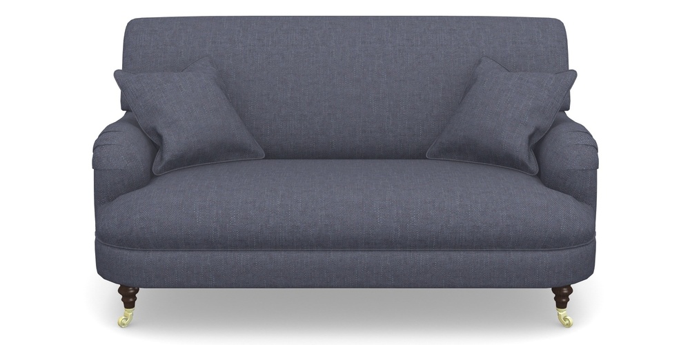 Product photograph of Holmfirth 2 Seater Sofa In Easy Clean Plain - Navy from Sofas and Stuff Limited