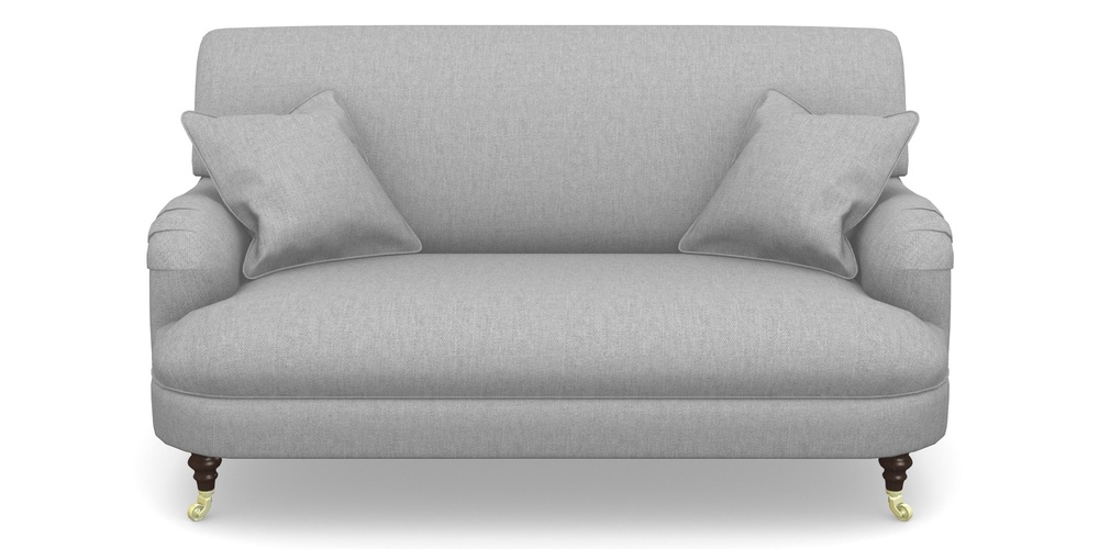 Product photograph of Holmfirth 2 Seater Sofa In Easy Clean Plain - Silver from Sofas and Stuff Limited