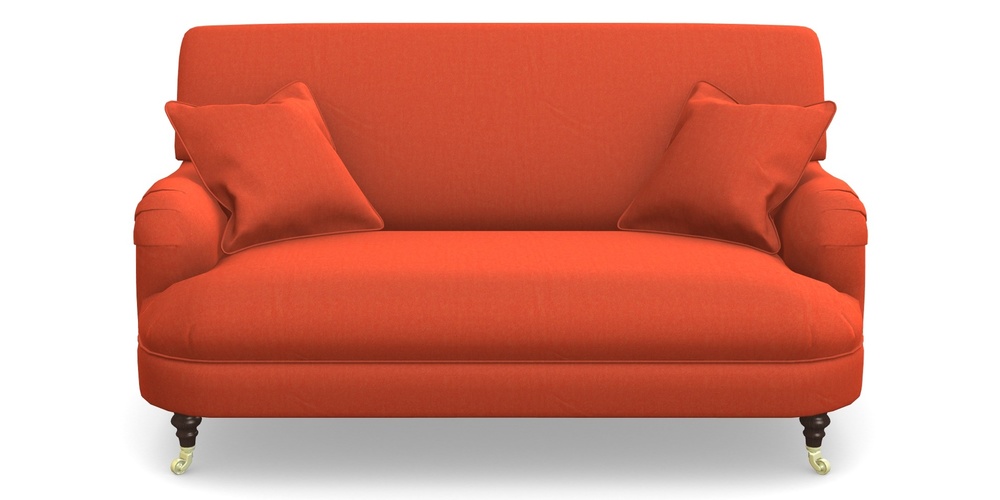 Product photograph of Holmfirth 2 Seater Sofa In House Velvet - Terracotta from Sofas and Stuff Limited