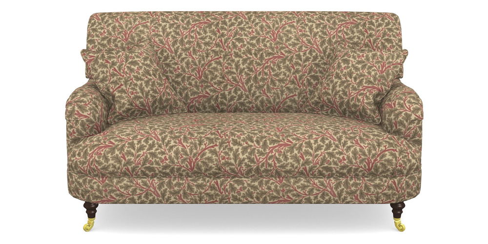 Product photograph of Holmfirth 2 Seater Sofa In V A Drawn From Nature Collection - Oak Tree - Red from Sofas and Stuff Limited