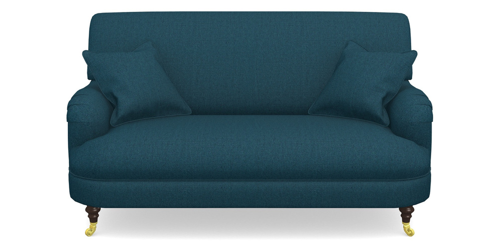 Product photograph of Holmfirth 2 Seater Sofa In Plain Linen Cotton - Ink Pot from Sofas and Stuff Limited