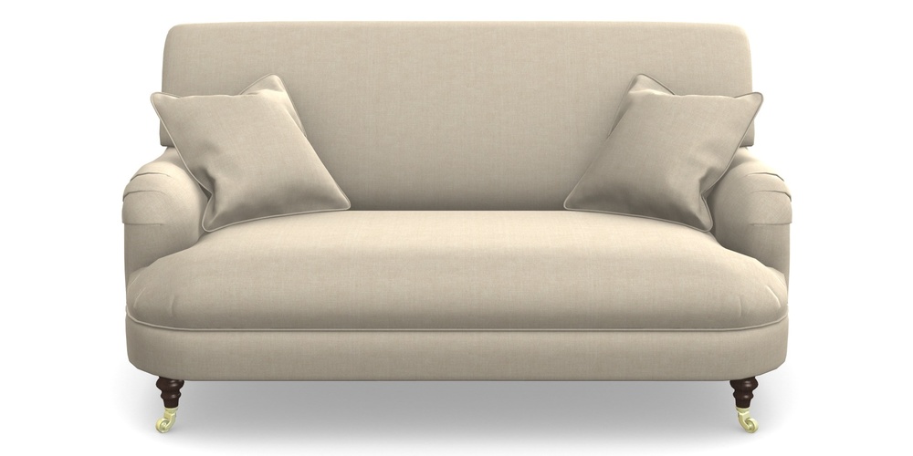 Product photograph of Holmfirth 2 Seater Sofa In Super Soft Velvet - Hessian from Sofas and Stuff Limited