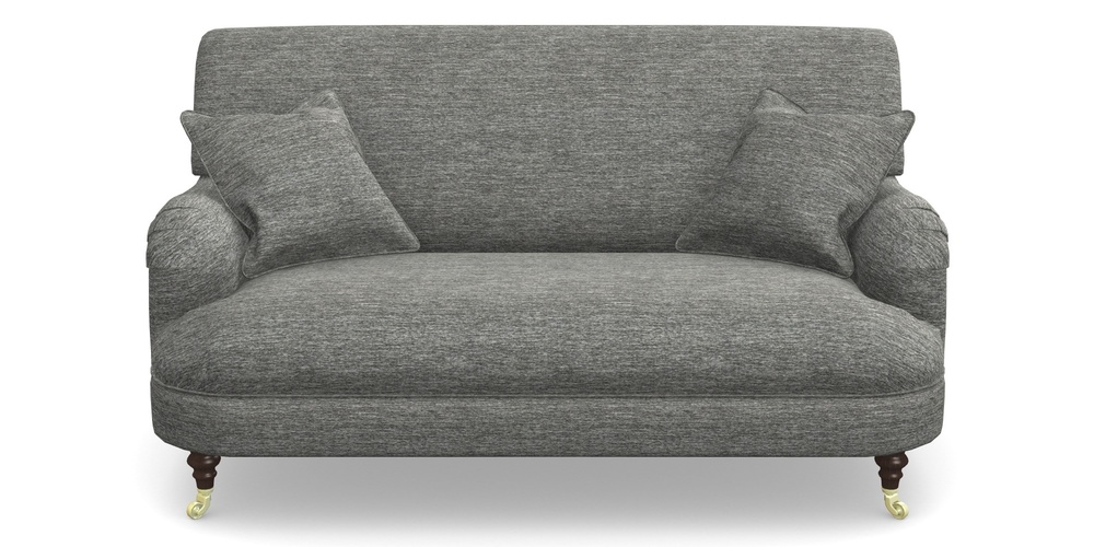 Product photograph of Holmfirth 2 Seater Sofa In Textured Velvet - Slate from Sofas and Stuff Limited