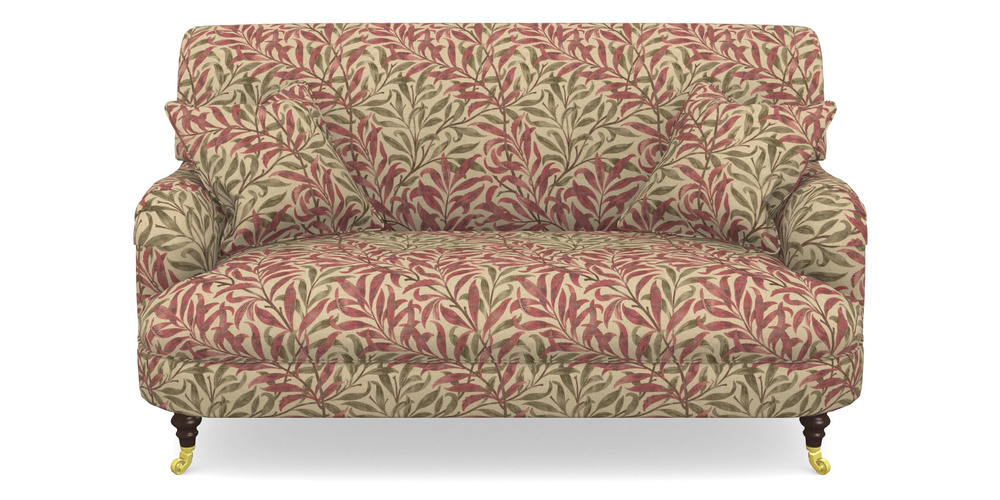 Product photograph of Holmfirth 2 Seater Sofa In V A Drawn From Nature - Willow Bough Large - Red from Sofas and Stuff Limited