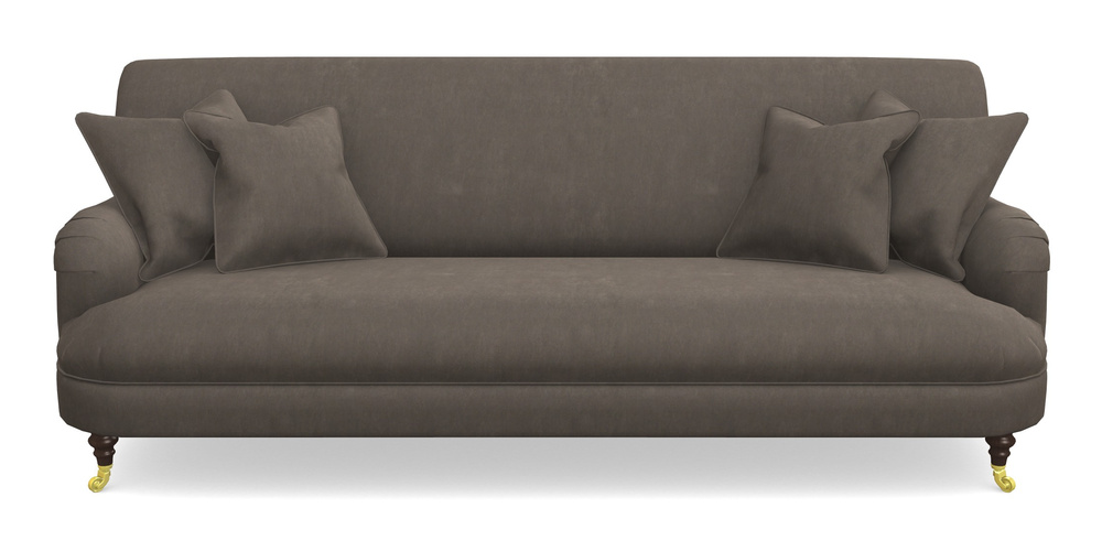 Product photograph of Holmfirth 3 Seater Sofa In Clever Tough And Eco Velvet - Chrome from Sofas and Stuff Limited