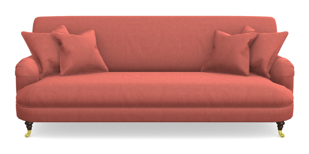 Product photograph of Holmfirth 3 Seater Sofa In Clever Tough And Eco Velvet - Damson from Sofas and Stuff Limited