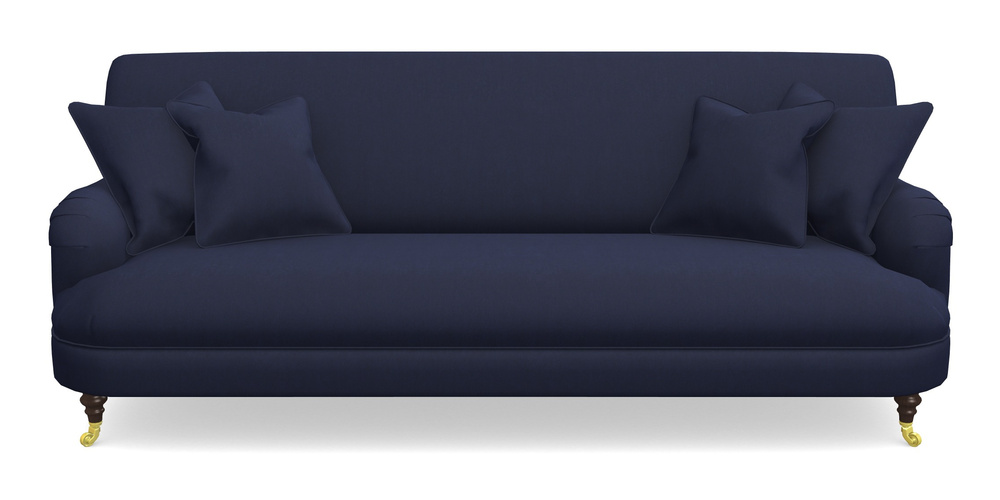 Product photograph of Holmfirth 3 Seater Sofa In Clever Tough And Eco Velvet - Indigo from Sofas and Stuff Limited