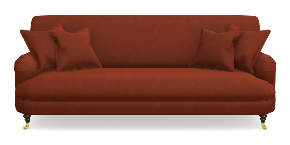 Product photograph of Holmfirth 3 Seater Sofa In Clever Tough And Eco Velvet - Tawny from Sofas and Stuff Limited