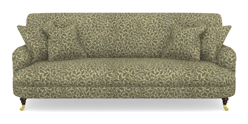 Product photograph of Holmfirth 3 Seater Sofa In V A Drawn From Nature Collection - Oak Tree - Light Green from Sofas and Stuff Limited