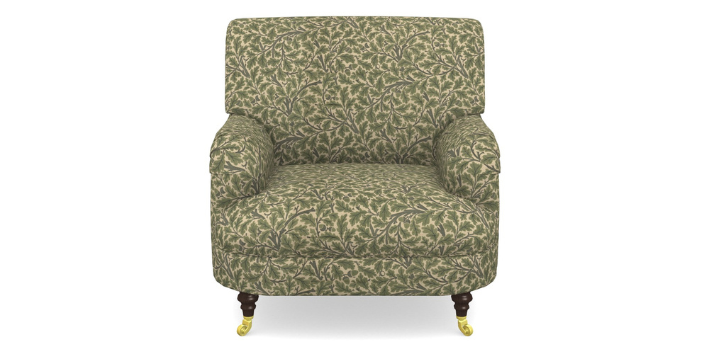 Product photograph of Holmfirth Gents Chair In V A Drawn From Nature Collection - Oak Tree - Light Green from Sofas and Stuff Limited