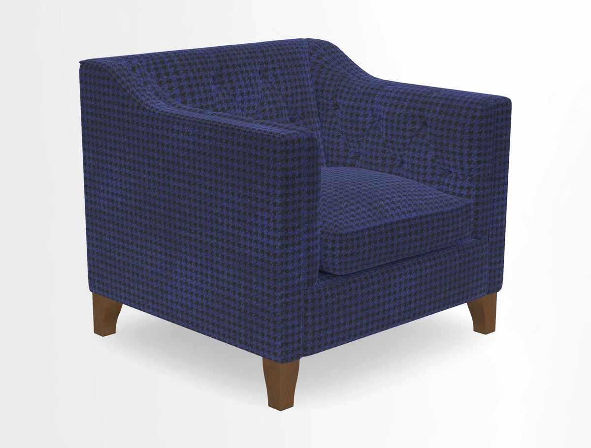 Haresfield Dipped Arm Chair in Two Tone Plain Biscuit
