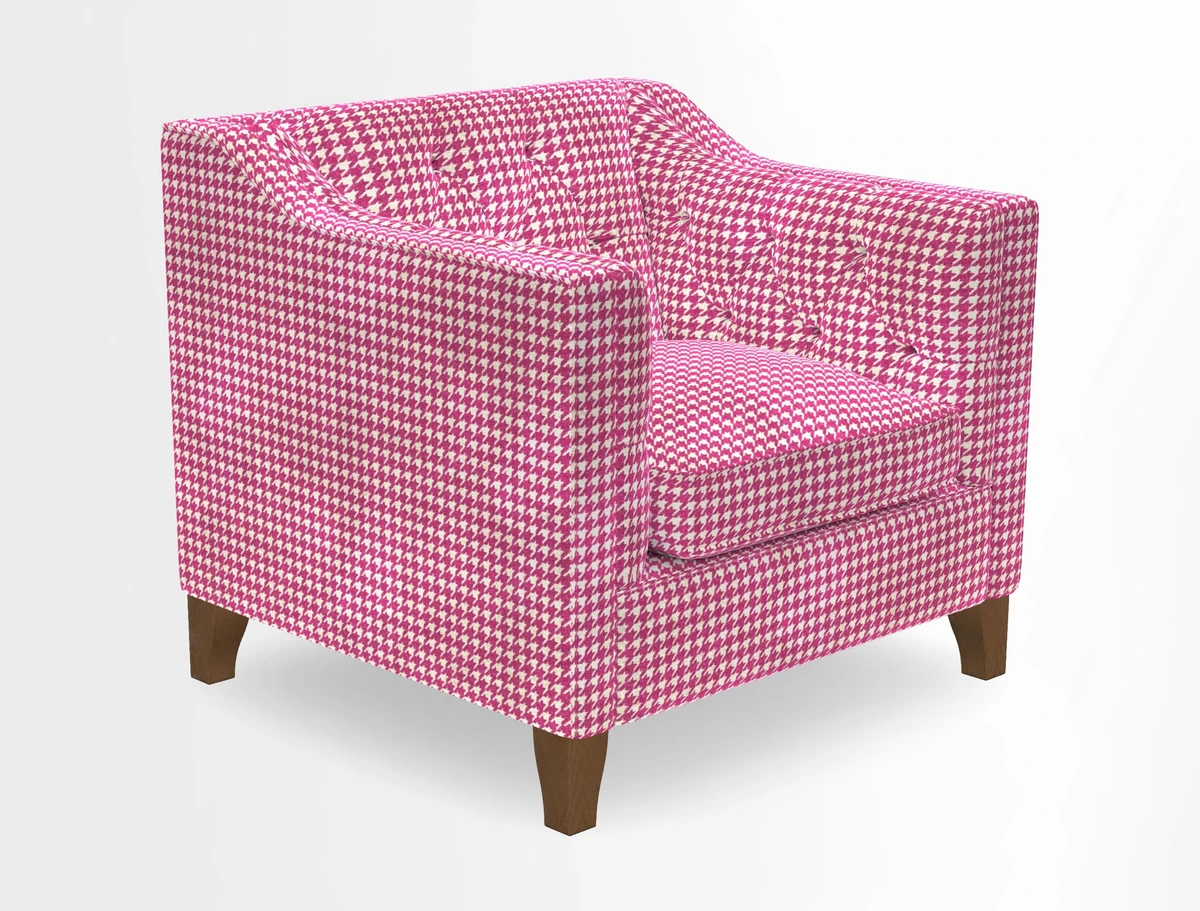 Haresfield Dipped Arm Chair in Two Tone Plain Biscuit