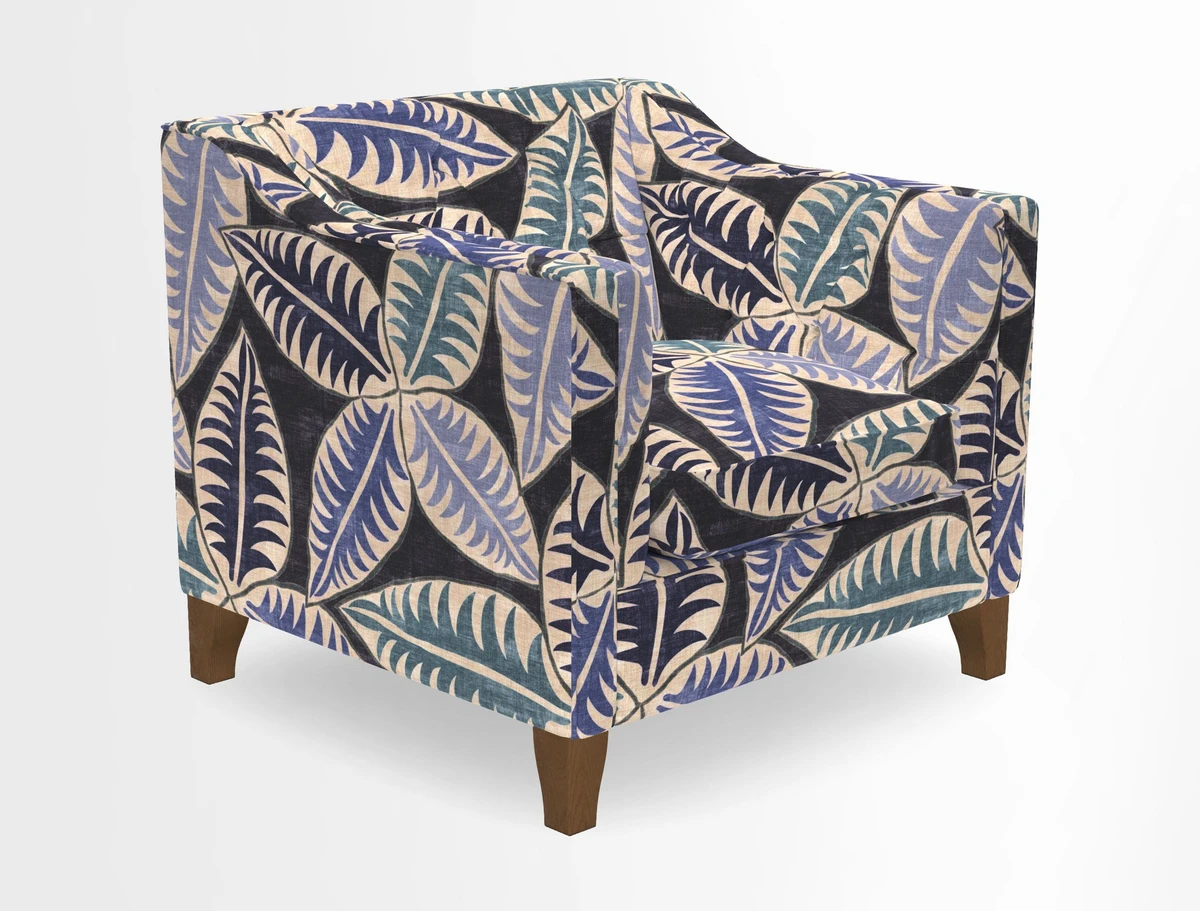 Haresfield Dipped Arm Chair in Two Tone Plain Biscuit
