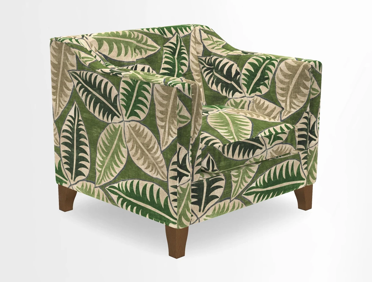 Haresfield Dipped Arm Chair in Two Tone Plain Biscuit