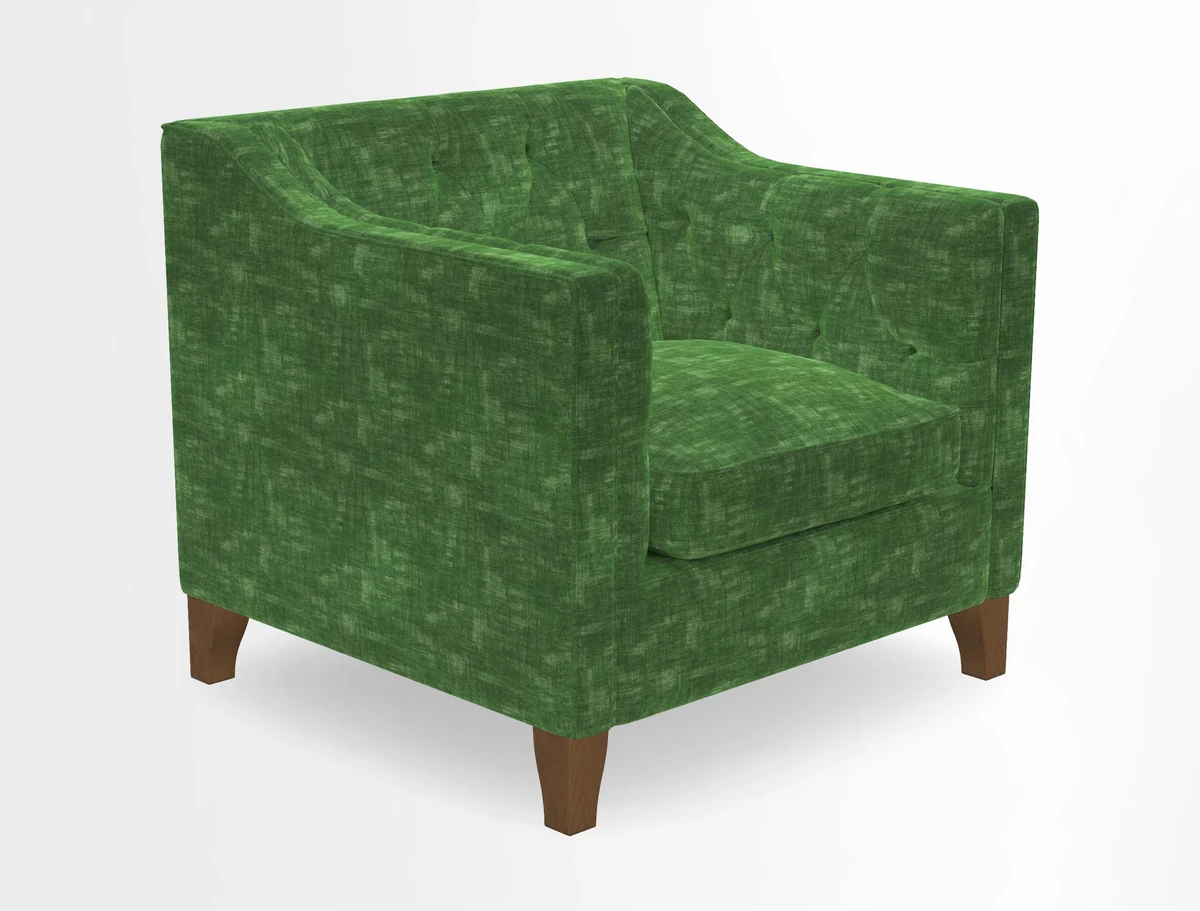 Haresfield Dipped Arm Chair in Two Tone Plain Biscuit