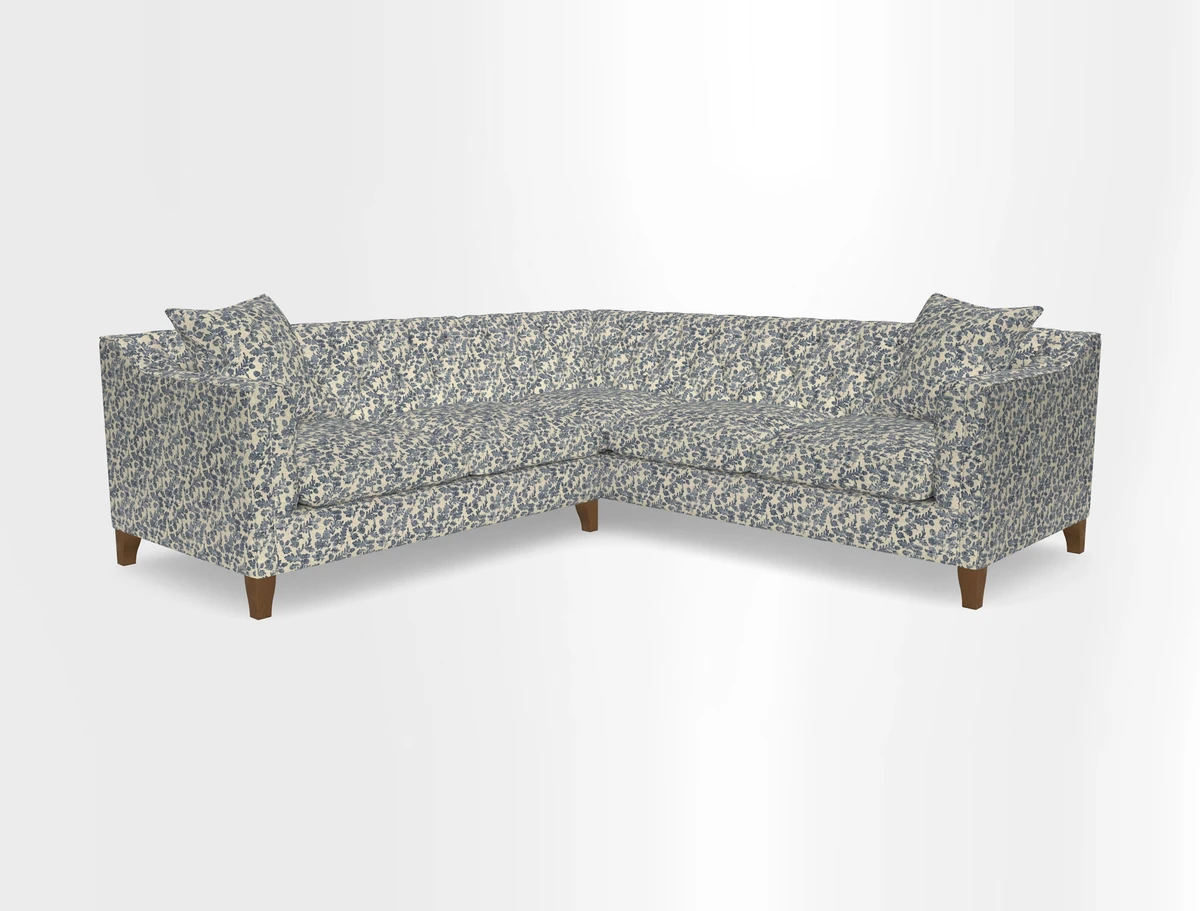 Haresfield Dipped Arm Corner Group LHF & RHF in Two Tone Plain Biscuit
