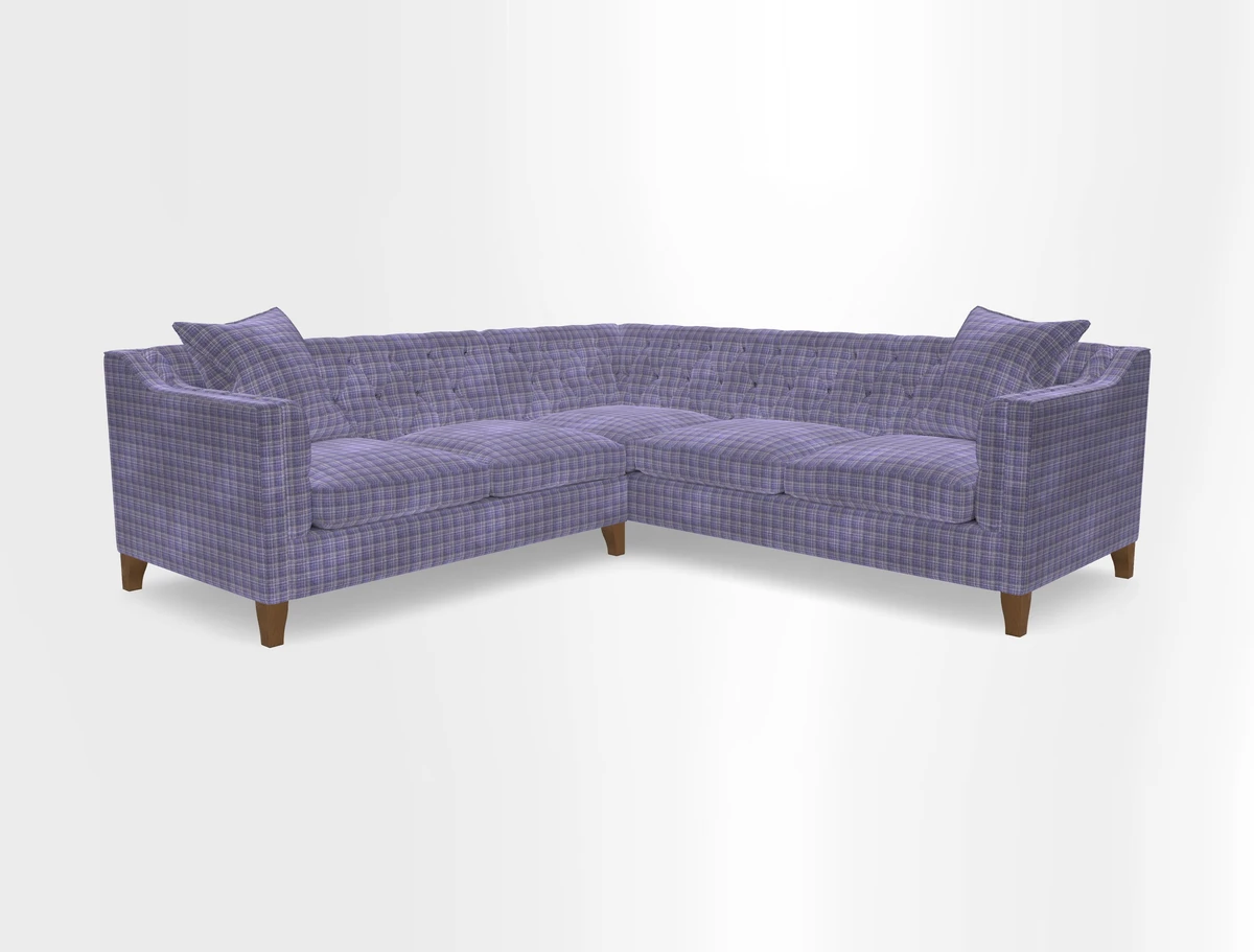 Haresfield Dipped Arm Corner Group LHF & RHF in Two Tone Plain Biscuit