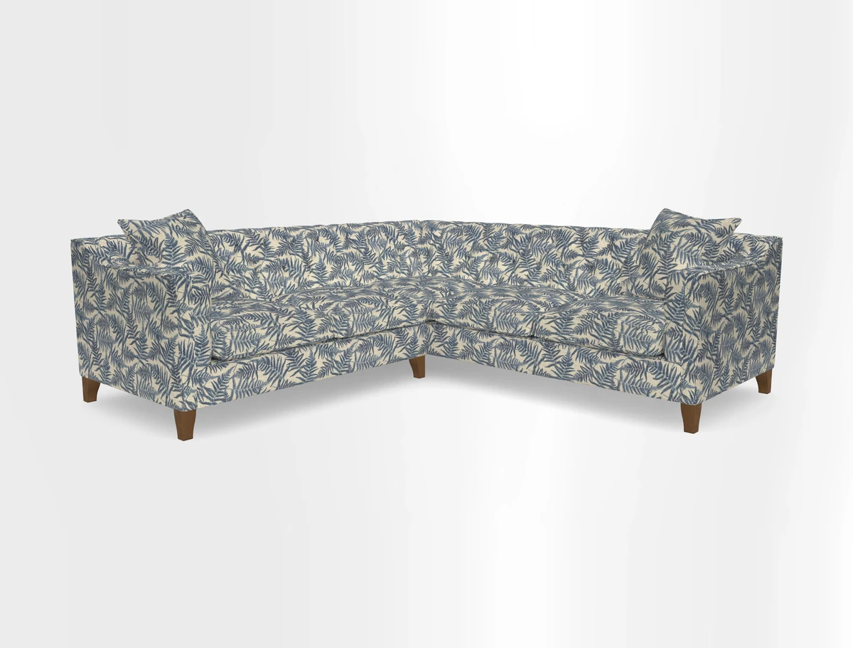 Haresfield Dipped Arm Corner Group LHF & RHF in Two Tone Plain Biscuit