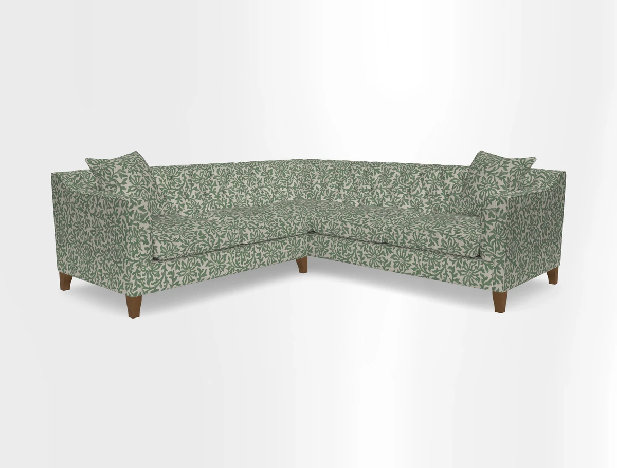 Haresfield Dipped Arm Corner Group LHF & RHF in Two Tone Plain Biscuit