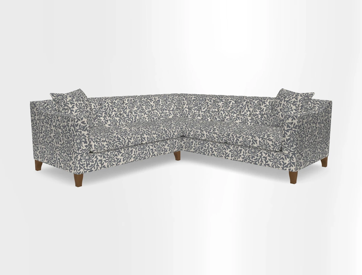 Haresfield Dipped Arm Corner Group LHF & RHF in Two Tone Plain Biscuit