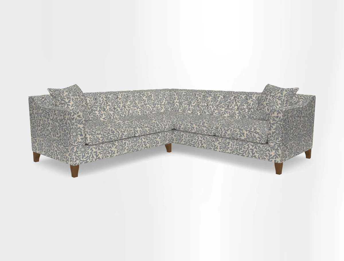Haresfield Dipped Arm Corner Group LHF & RHF in Two Tone Plain Biscuit