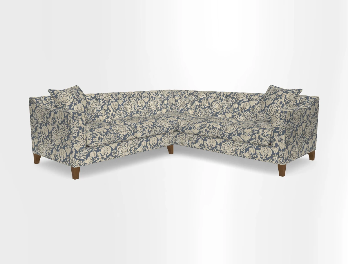 Haresfield Dipped Arm Corner Group LHF & RHF in Two Tone Plain Biscuit