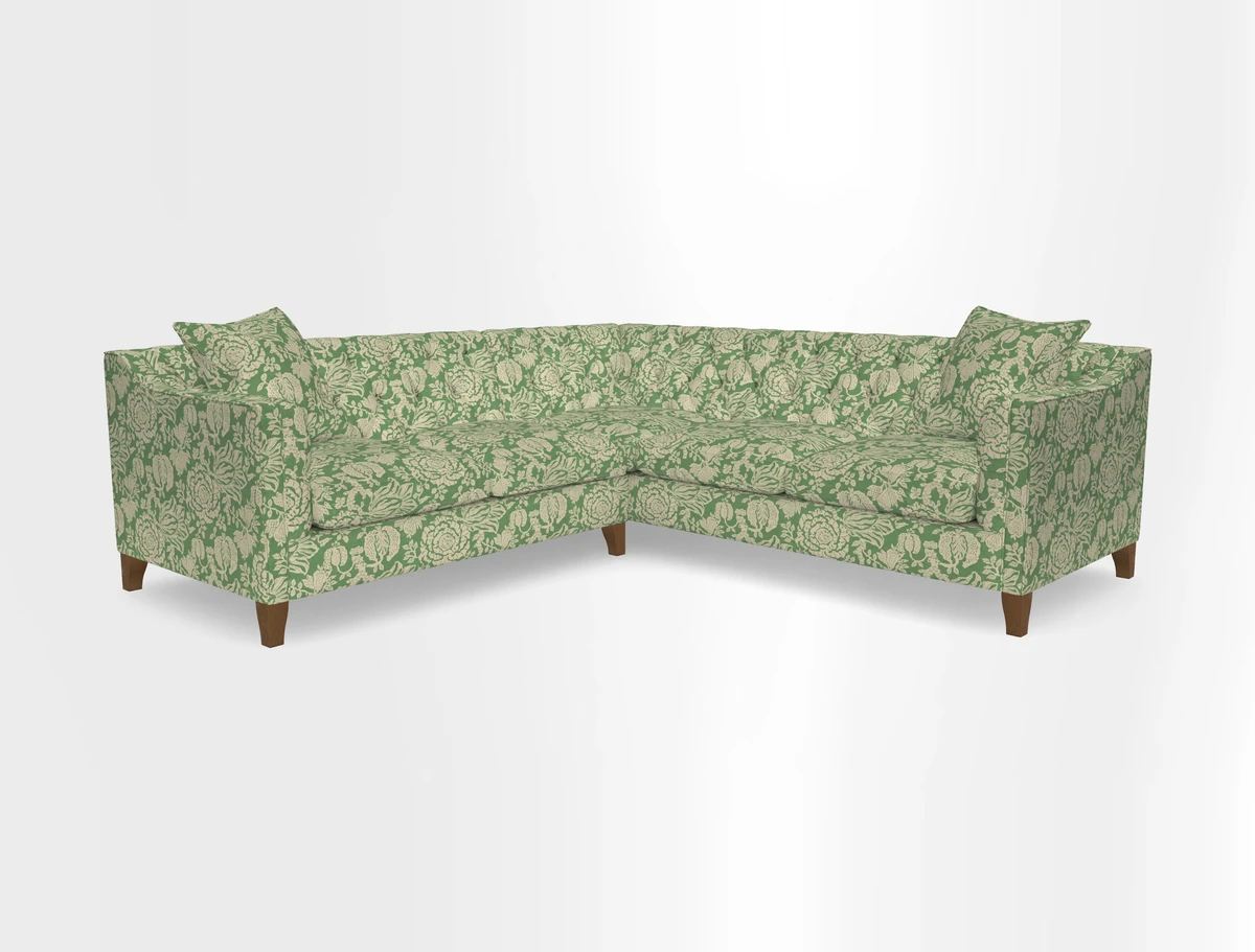Haresfield Dipped Arm Corner Group LHF & RHF in Two Tone Plain Biscuit