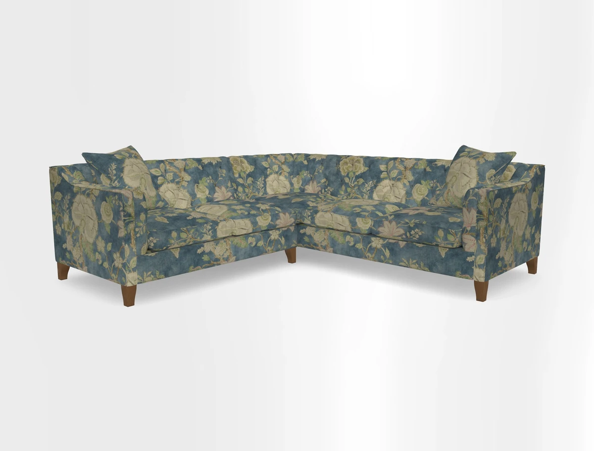 Haresfield Dipped Arm Corner Group LHF & RHF in Two Tone Plain Biscuit