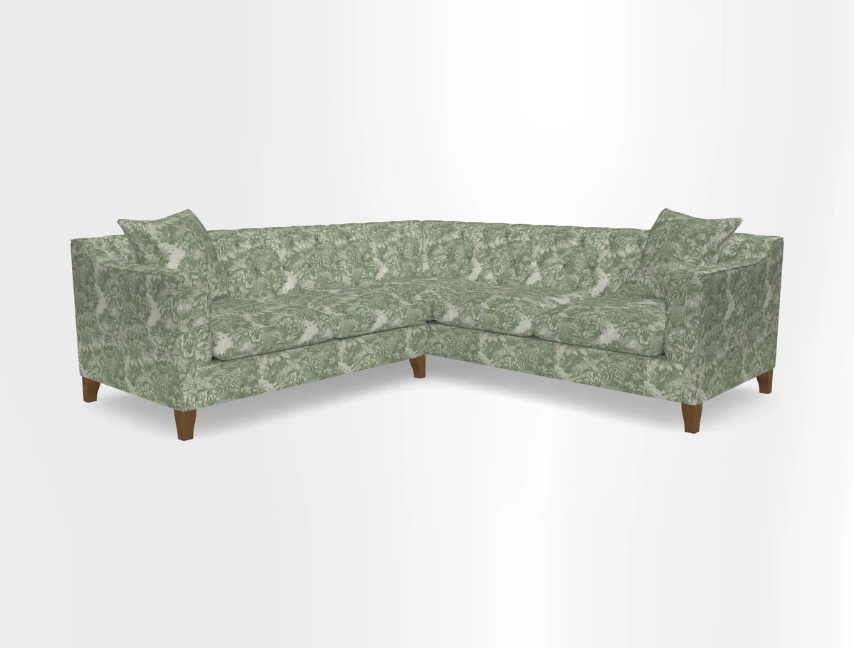 Haresfield Dipped Arm Corner Group LHF & RHF in Two Tone Plain Biscuit