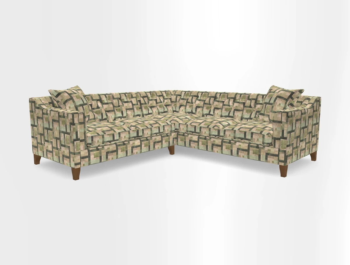 Haresfield Dipped Arm Corner Group LHF & RHF in Two Tone Plain Biscuit