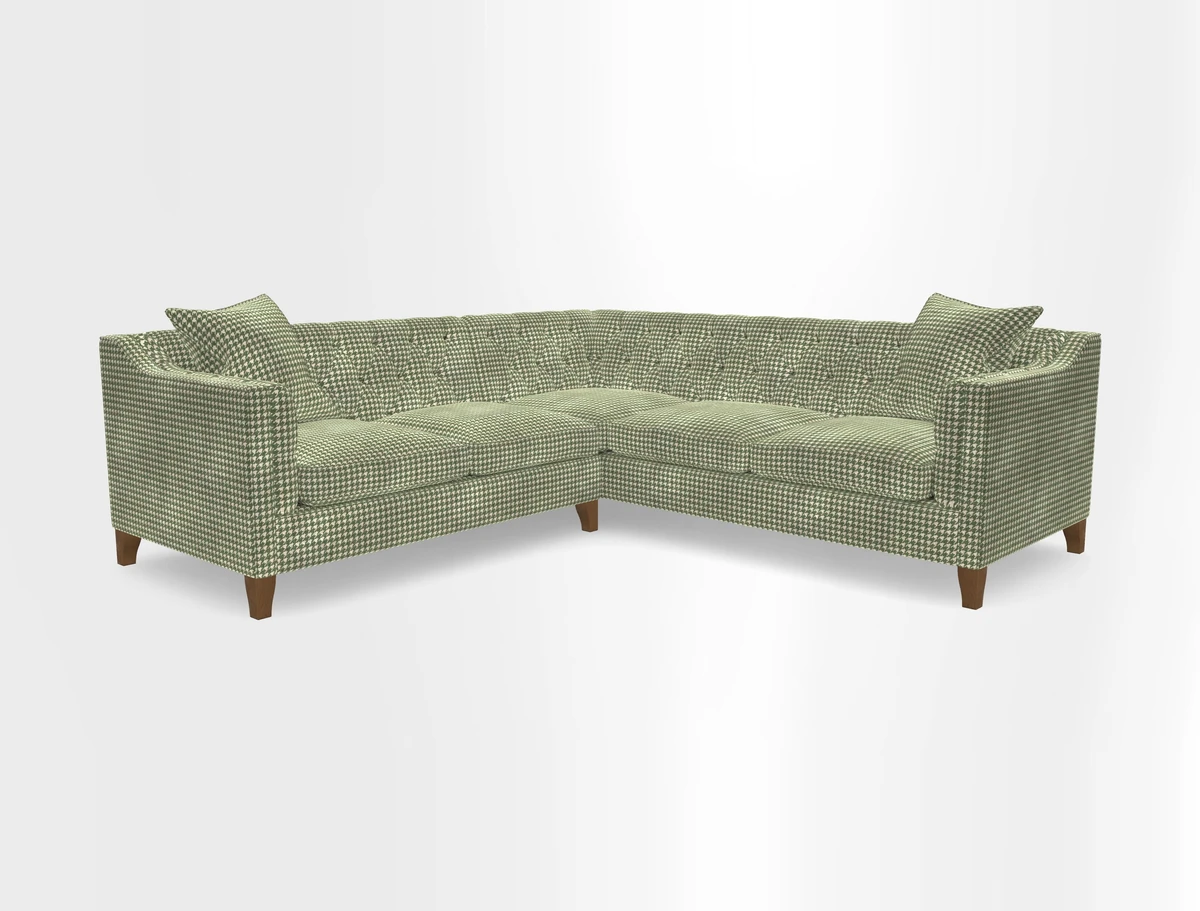 Haresfield Dipped Arm Corner Group LHF & RHF in Two Tone Plain Biscuit