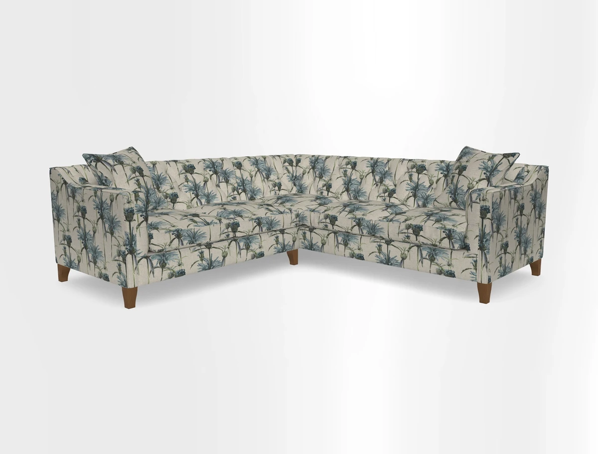 Haresfield Dipped Arm Corner Group LHF & RHF in Two Tone Plain Biscuit