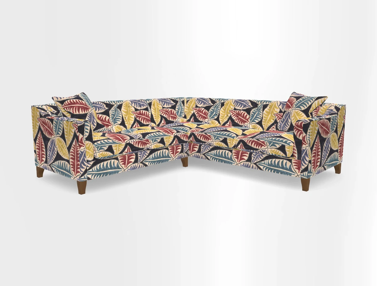Haresfield Dipped Arm Corner Group LHF & RHF in Two Tone Plain Biscuit